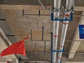 望城管廊支架的安装方法